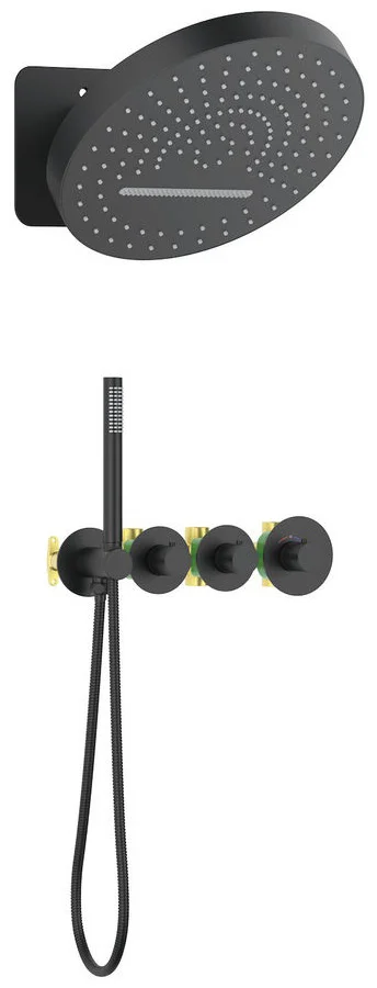 Душевая система Timo Saona SX-2329/03SM черный матовый купить,NaN