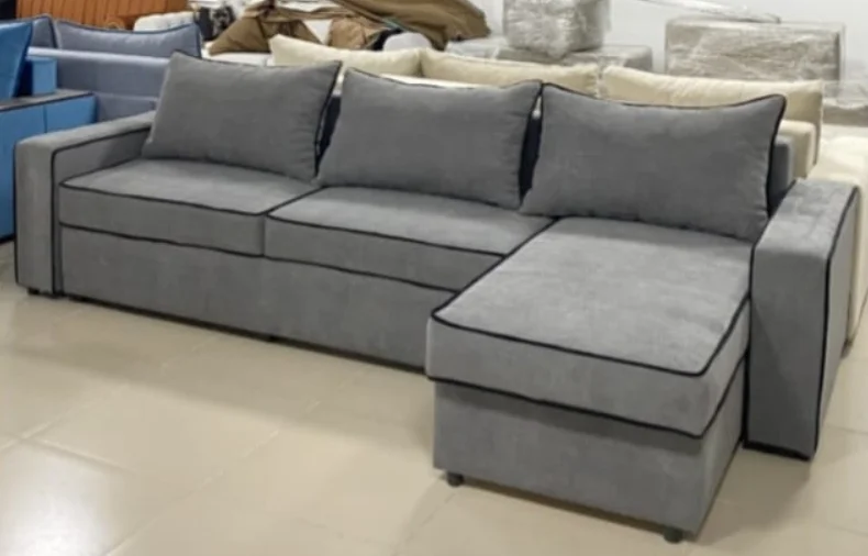 Диван угловой AAA 290х140см серый купить,NaN