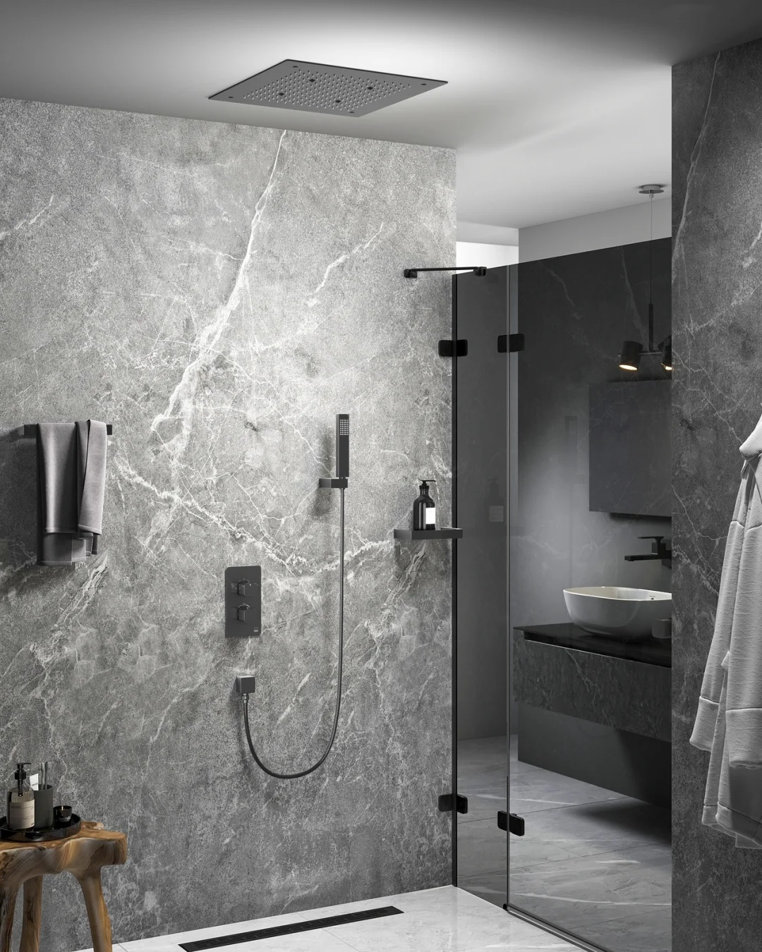 Душевая система Timo Petruma SX-5029/18SM черное золото купить,NaN