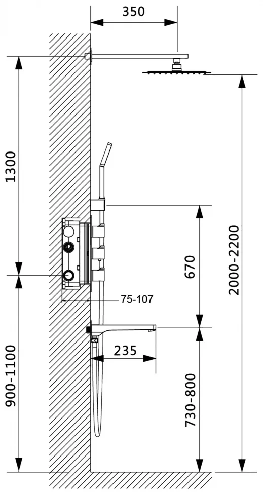 Душевая система Timo Petruma SX-5149/03SM черный матовый купить,NaN
