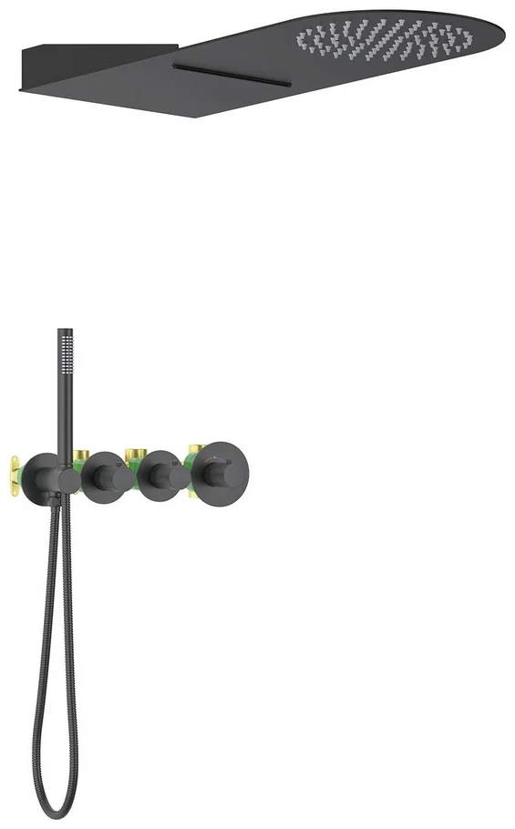 Душевая система Timo Saona SX-2350/03SM черный купить,NaN
