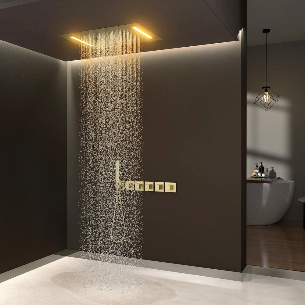 Душевая система Timo Petruma SX-5229/17SM золото матовое купить,NaN