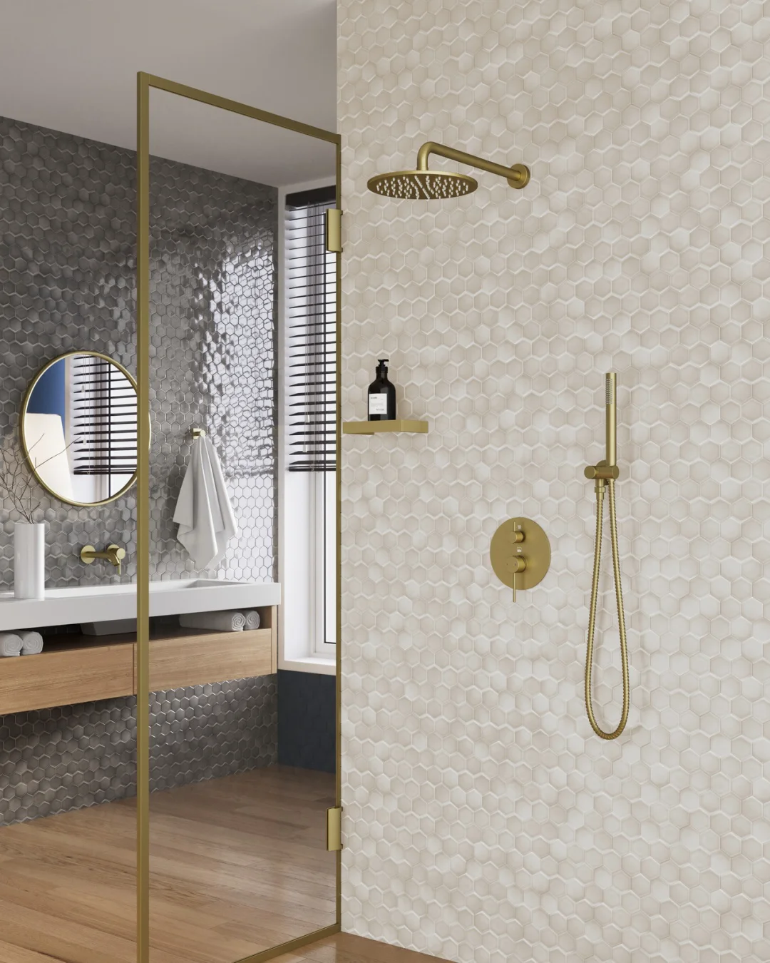 Душевая система Timo Saona SX-2369/17SM золото матовое купить,NaN