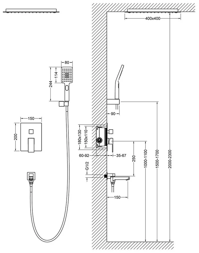 Душевая система Timo Selene SX-2039/00SM хром купить,NaN