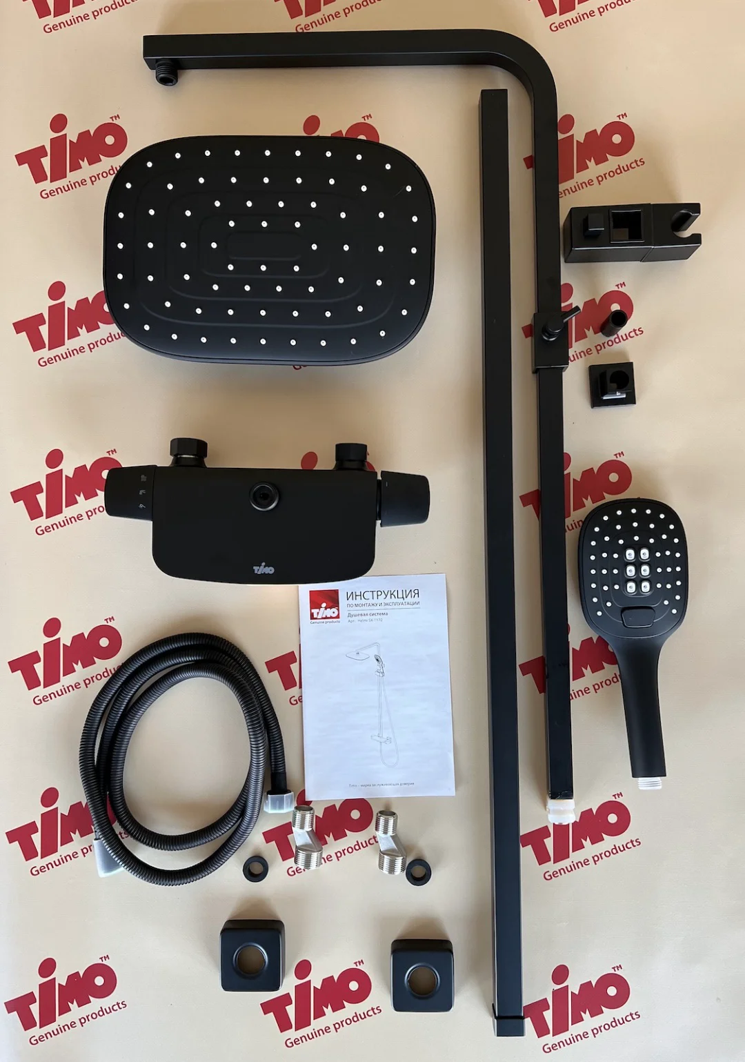Душевая стойка Timo Helmi SX-1170/03 черный купить,NaN