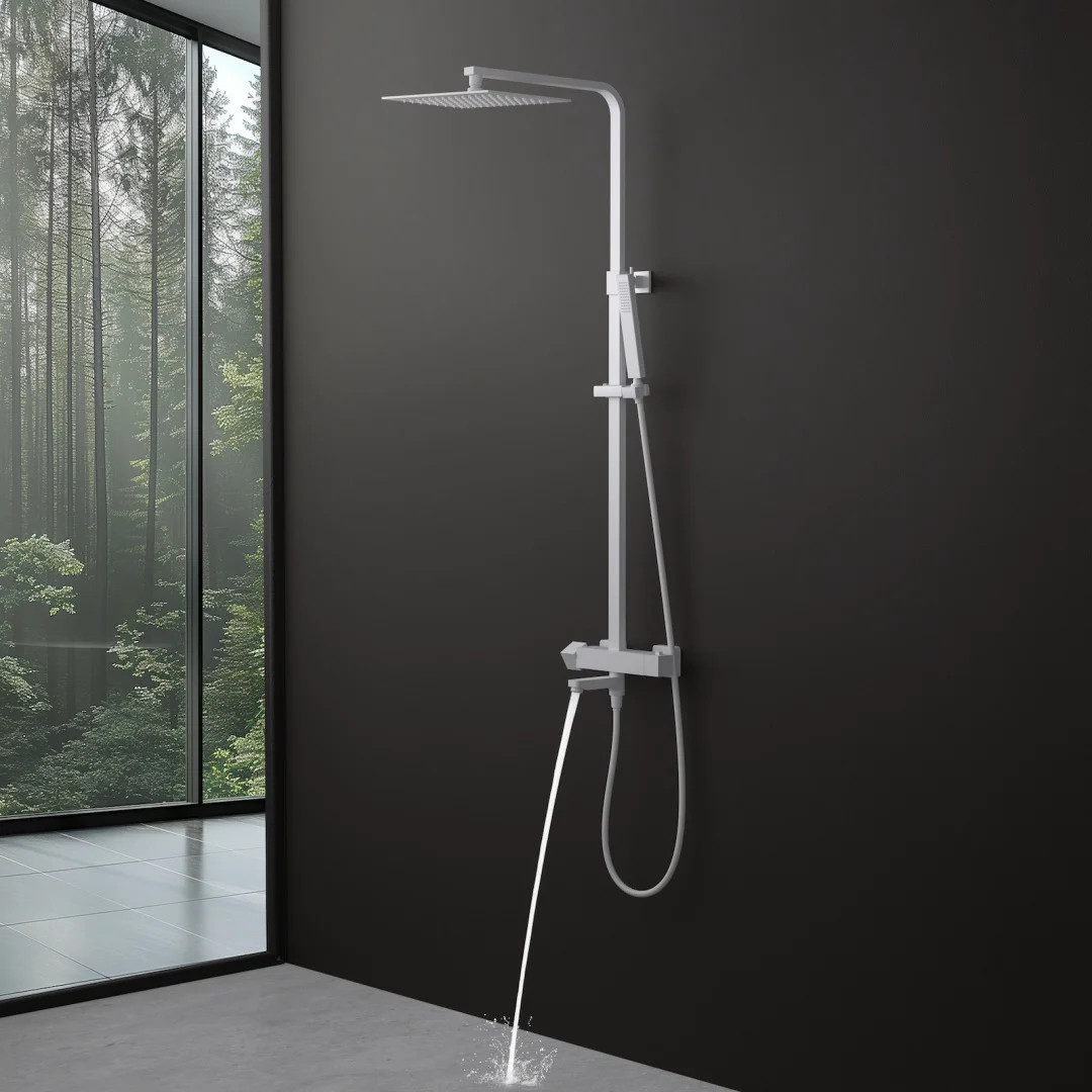 Душевая стойка Timo Tetra-Thermo SX-0169/16 белый матовый купить,NaN