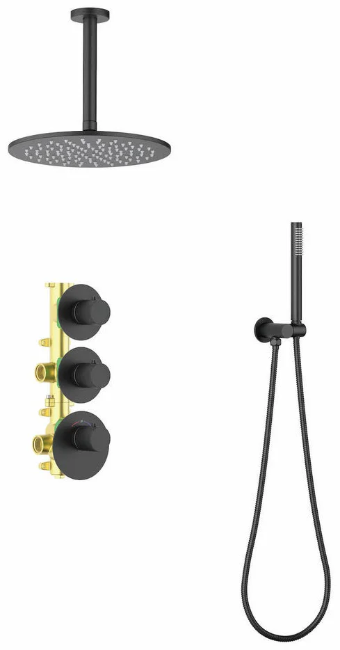 Душевая система Timo Saona SX-2399/03SM черный матовый купить,NaN