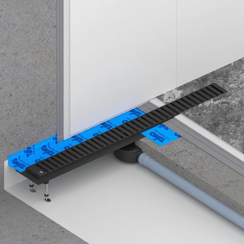 Душевой лоток TIMO Drain System 800 80х11см черный купить,NaN
