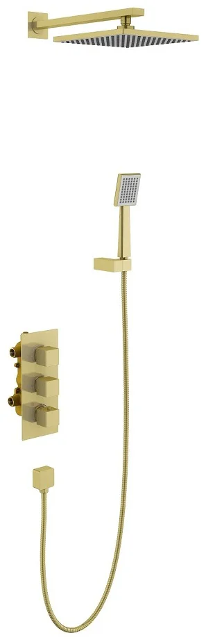 Душевая система Timo Tetra-Thermo SX-0179/17SM золото матовое купить,NaN