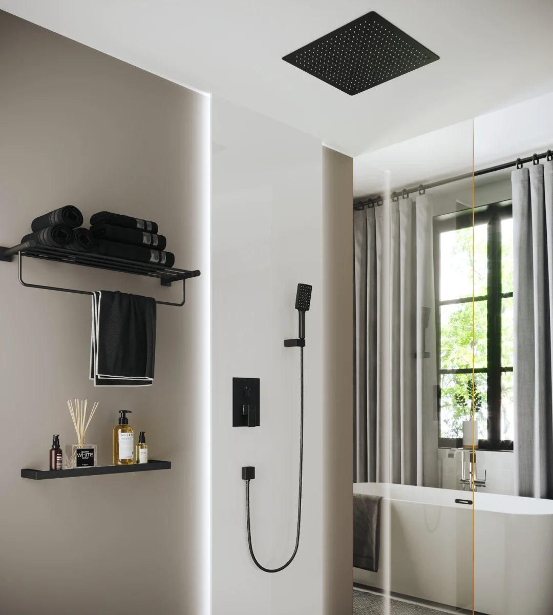 Душевая система Timo Selene SX-2029/03SM черный матовый купить,NaN
