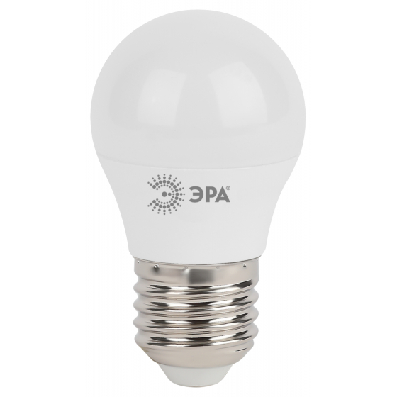 Лампа светодиодная Эра STD LED P45-7W-827-E27 теплая