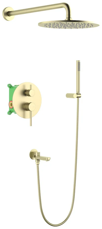 Душевая система Timo Saona SX-2379/17SM золото матовое купить,NaN