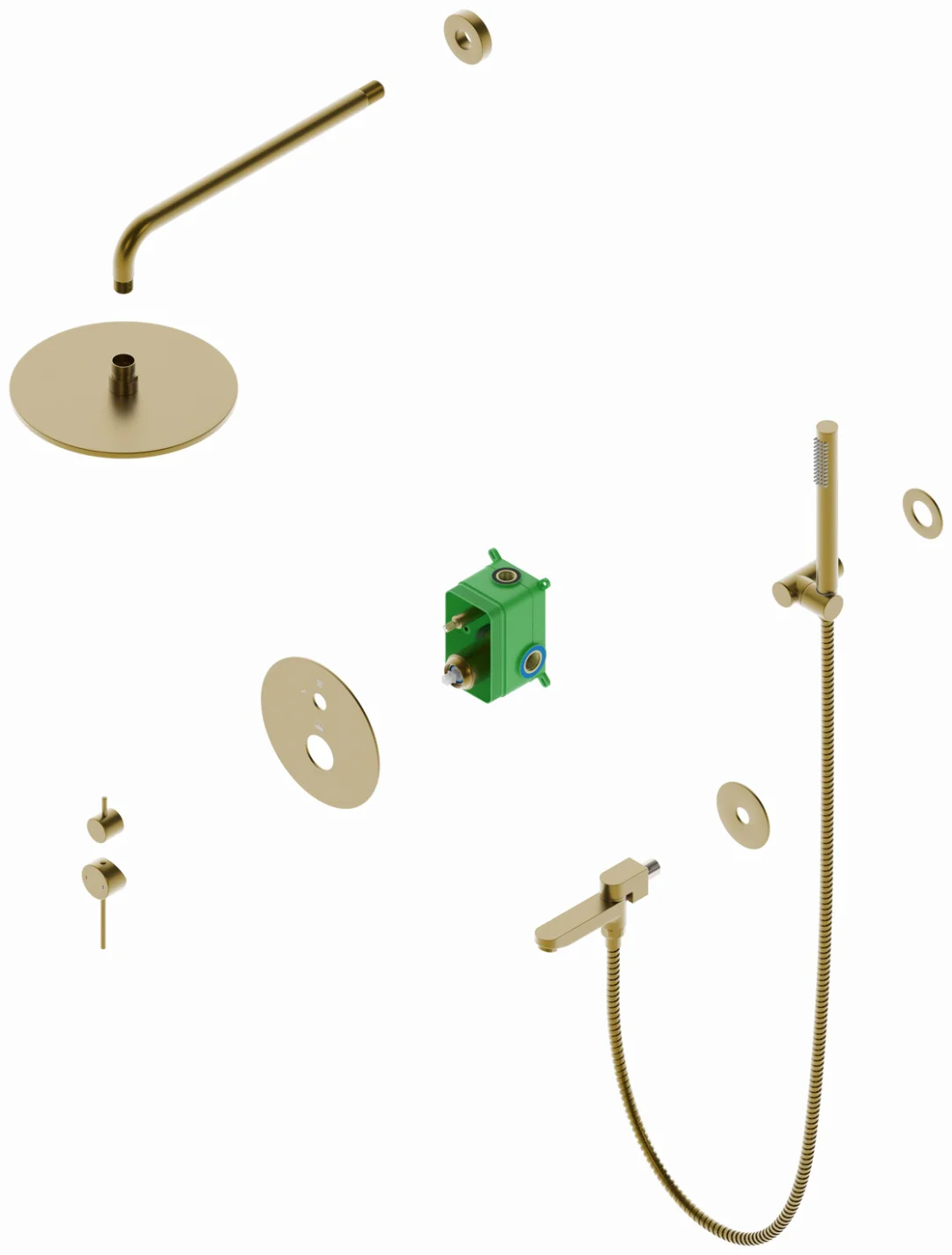Душевая система Timo Saona SX-2379/17SM золото матовое купить,NaN