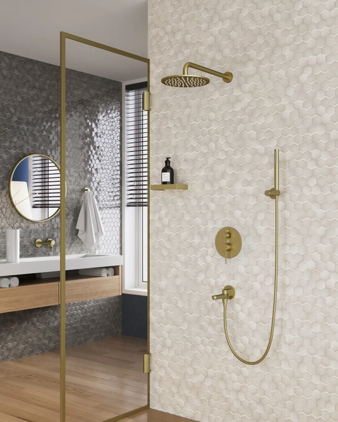 Душевая система Timo Saona SX-2379/17SM золото матовое купить,NaN