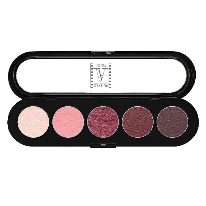 Тени для век Make-Up Atelier Paris Сливовая гамма с отливом T16