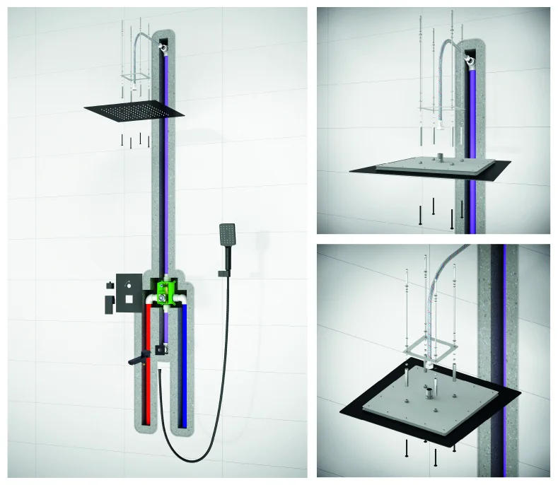 Душевая система Timo Selene SX-2039/16SM белый матовый купить,NaN