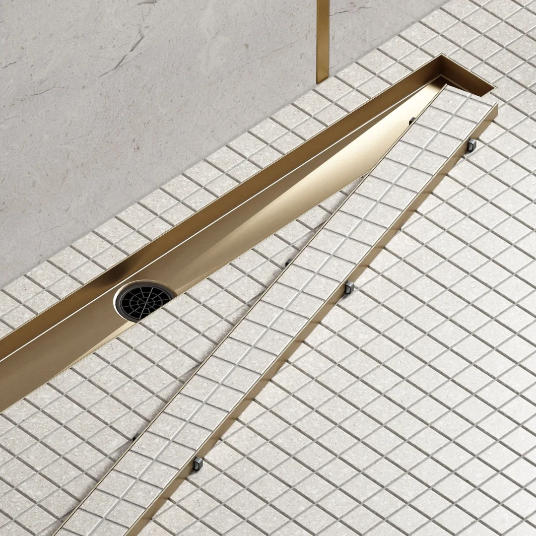 Душевой лоток TIMO Drain System 600 60х11см золото матовое купить,NaN