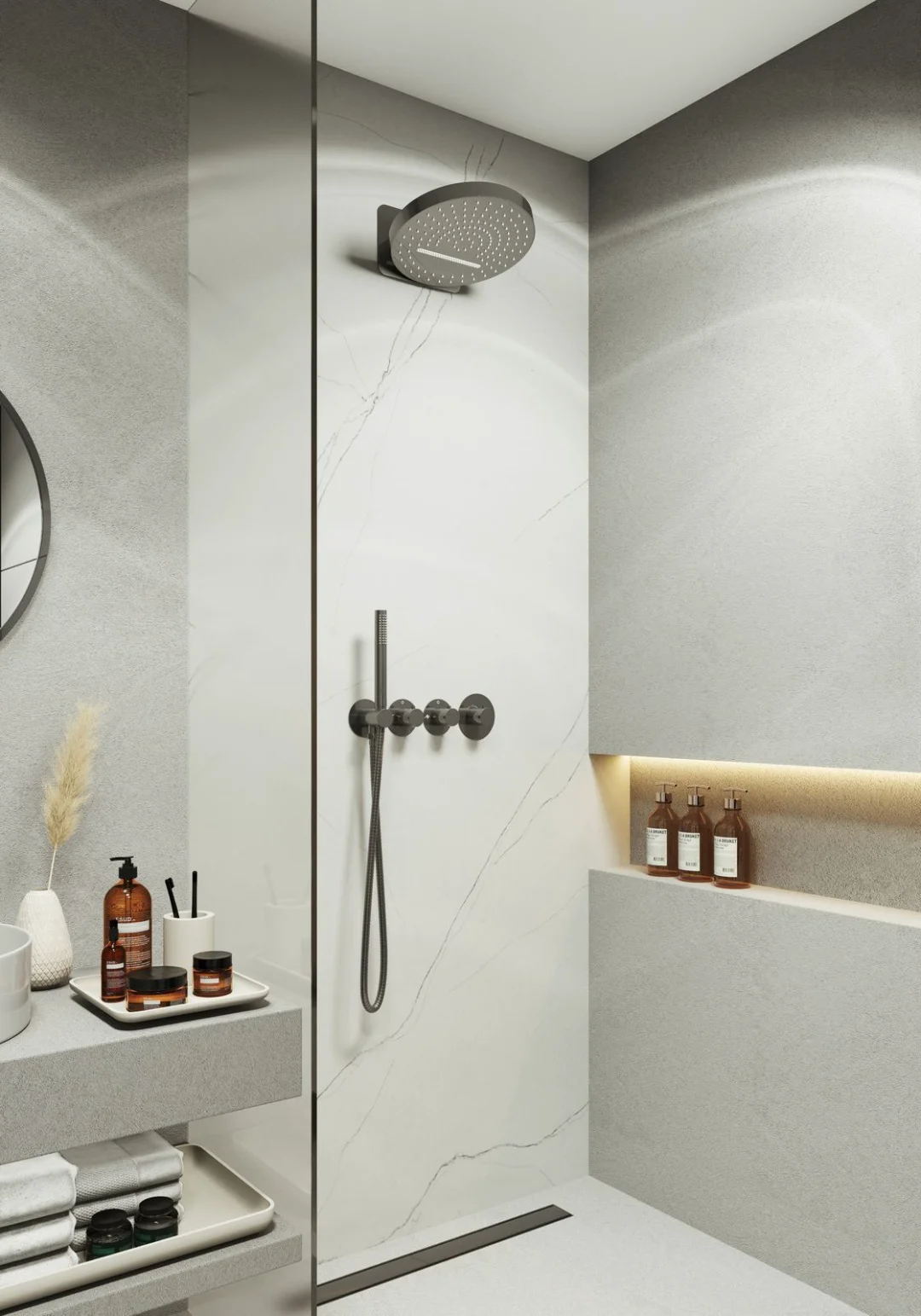 Душевая система Timo Saona SX-2329/18SM черное золото купить,NaN