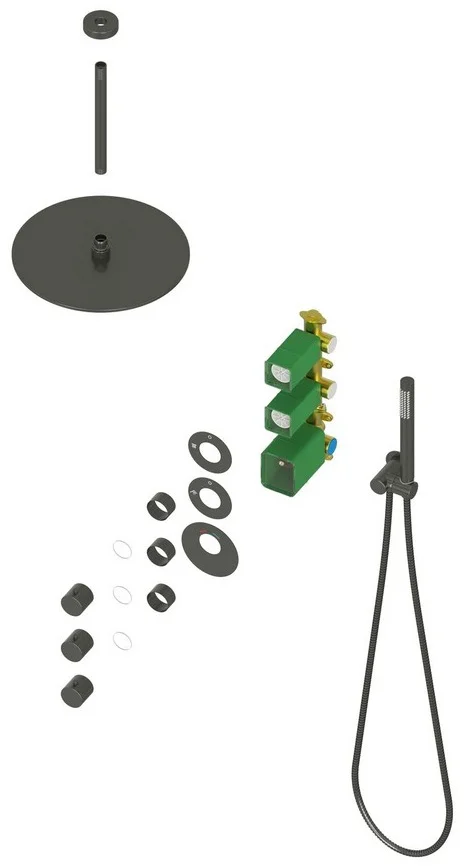 Душевая система Timo Saona SX-2399/18SM черное золото купить,NaN