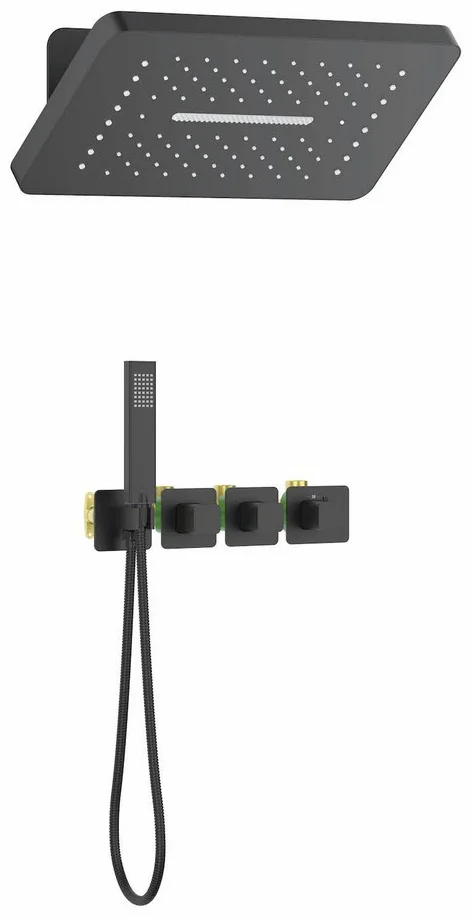 Душевая система Timo Petruma SX-5249/03SM черный матовый купить,NaN