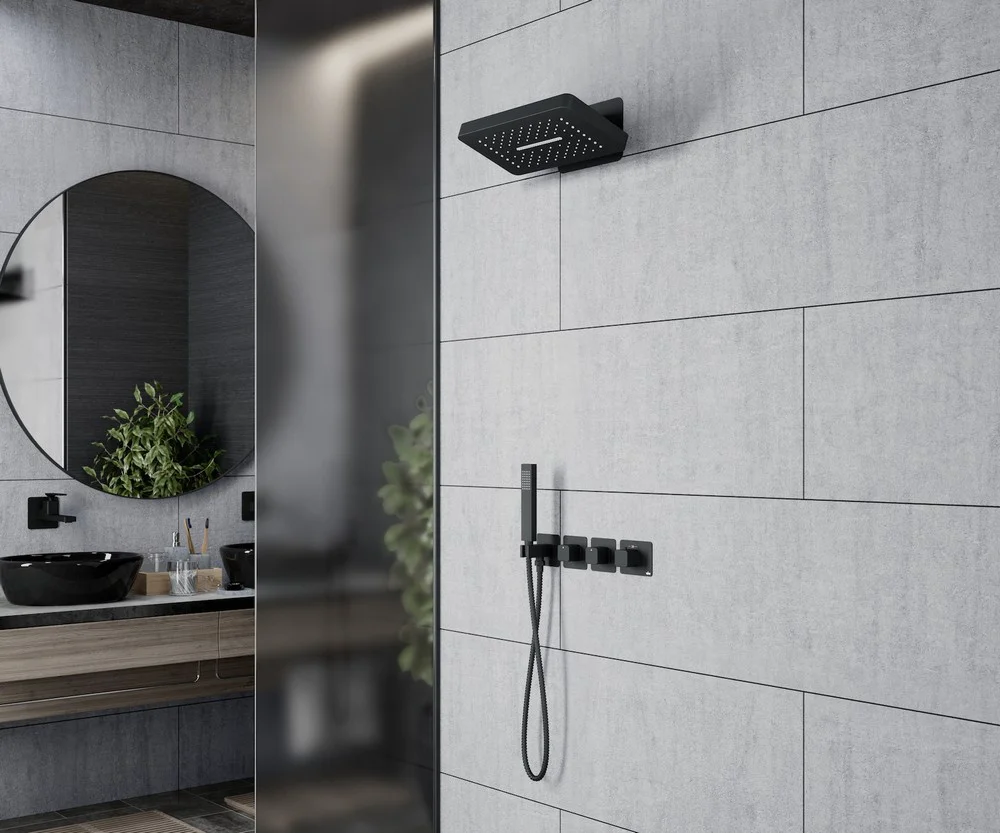 Душевая система Timo Petruma SX-5249/03SM черный матовый купить,NaN