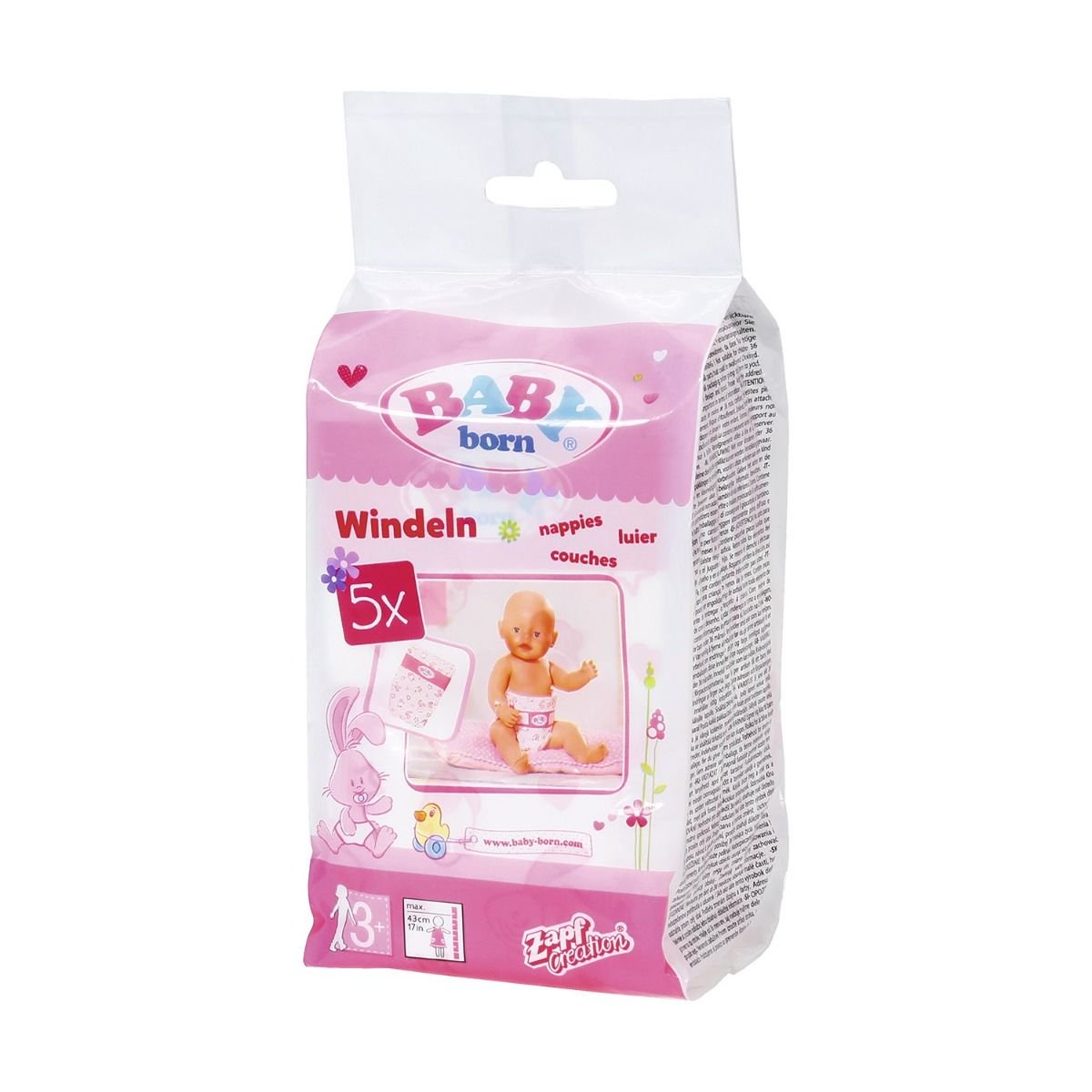 Памперсы Zapf Creation Baby born 5шт 826-508 купить,NaN