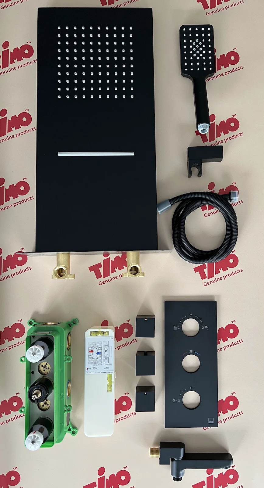 Душевая система Timo Petruma SX-5079/03SM черный матовый купить,NaN