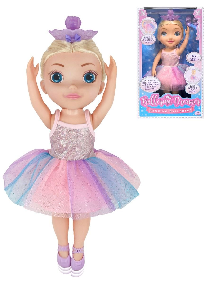 Кукла Ballerina Dreamer Танцующая Балерина светлые волосы свет звук 45см купить,NaN