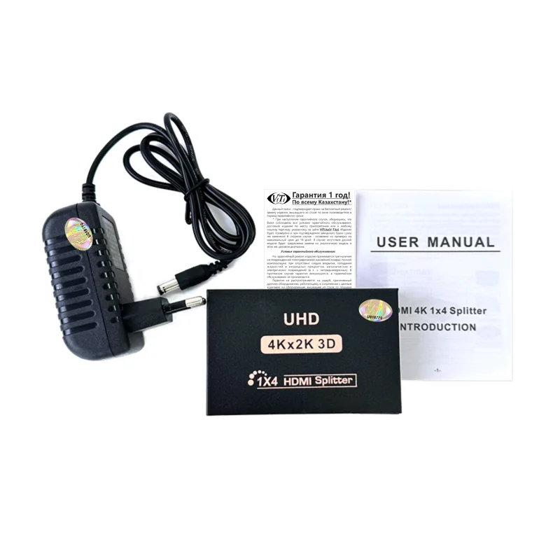 Сплиттер ViTi HDSP4A Black - ForteMarket Сплиттер ViTi HDSP4A Black купить,0