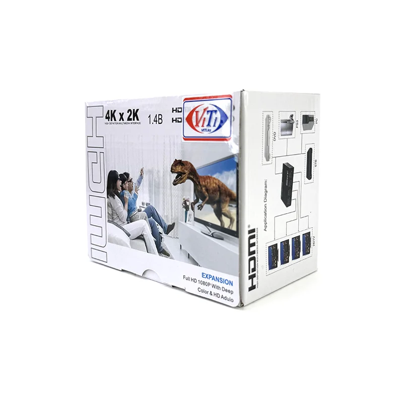 Сплиттер ViTi HDSP4A Black - ForteMarket Сплиттер ViTi HDSP4A Black купить,0