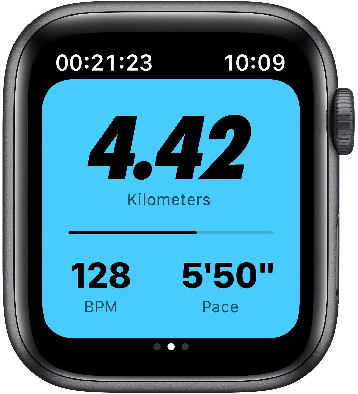 Смарт-часы Apple Watch Nike SE 44mm Nike Sport Band MYYK2 Space Gray/Black купить,NaN