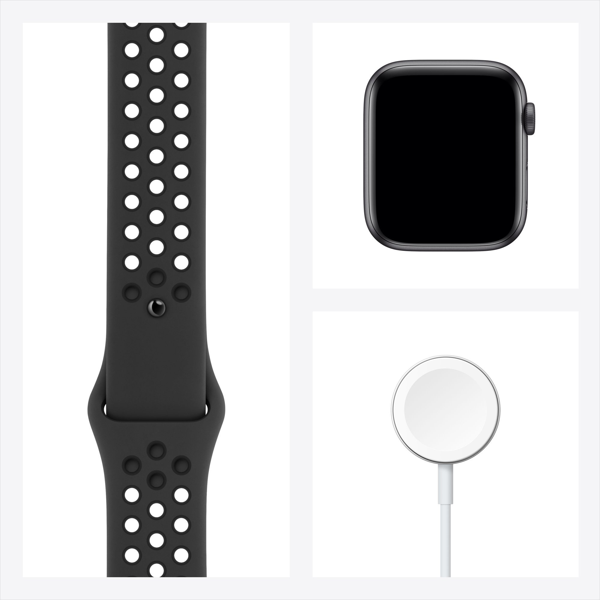 Смарт-часы Apple Watch Nike SE 44mm Nike Sport Band MYYK2 Space Gray/Black купить,NaN