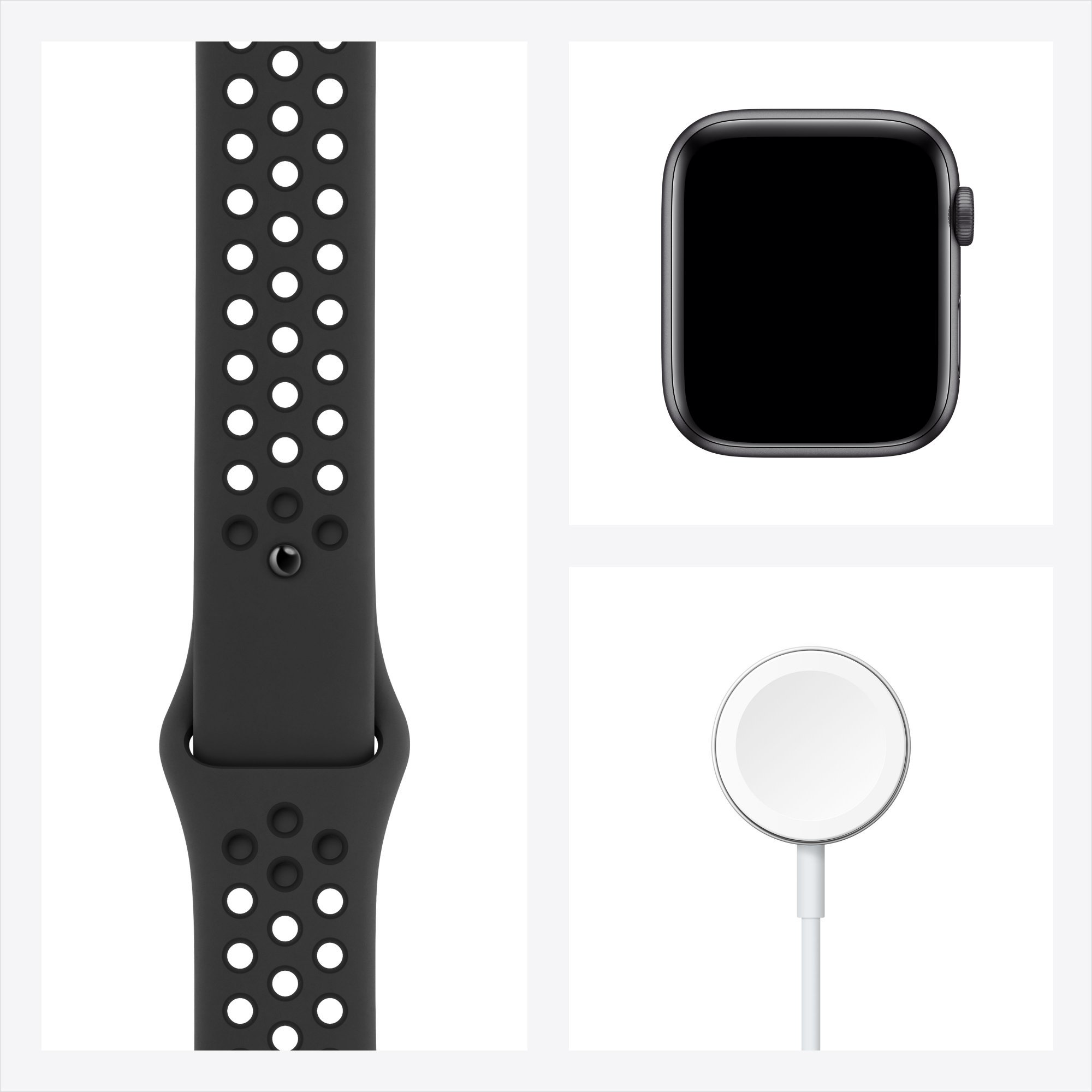 Смарт-часы Apple Watch Nike SE 44mm Nike Sport Band MYYK2 Space Gray/Black купить,NaN