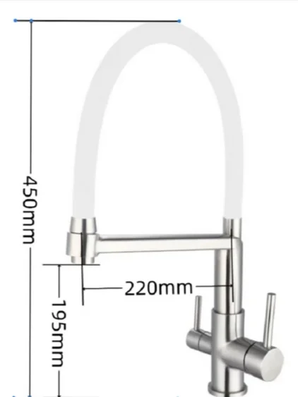 Смеситель Esko K26W белый купить,NaN