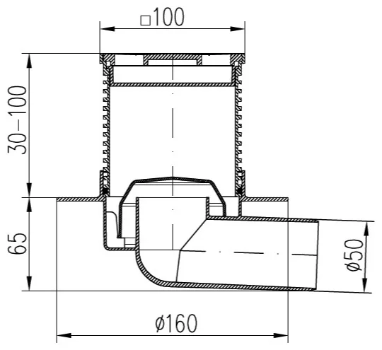 Трап Veconi MCH 411 50мм купить,NaN
