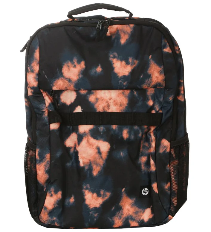 Рюкзак для ноутбука HP Campus XL Tie dye 16.1" чёрно-оранжевый