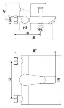 Смеситель Esko Orlando OL54 хром купить,62030