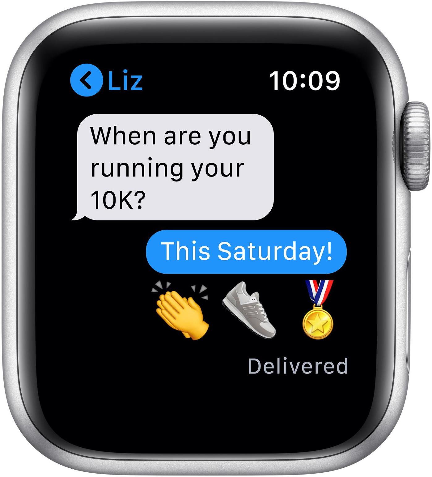 Смарт-часы Apple Watch Series 6 40mm M00T3 Nike Sport Band Silver-Black купить,NaN