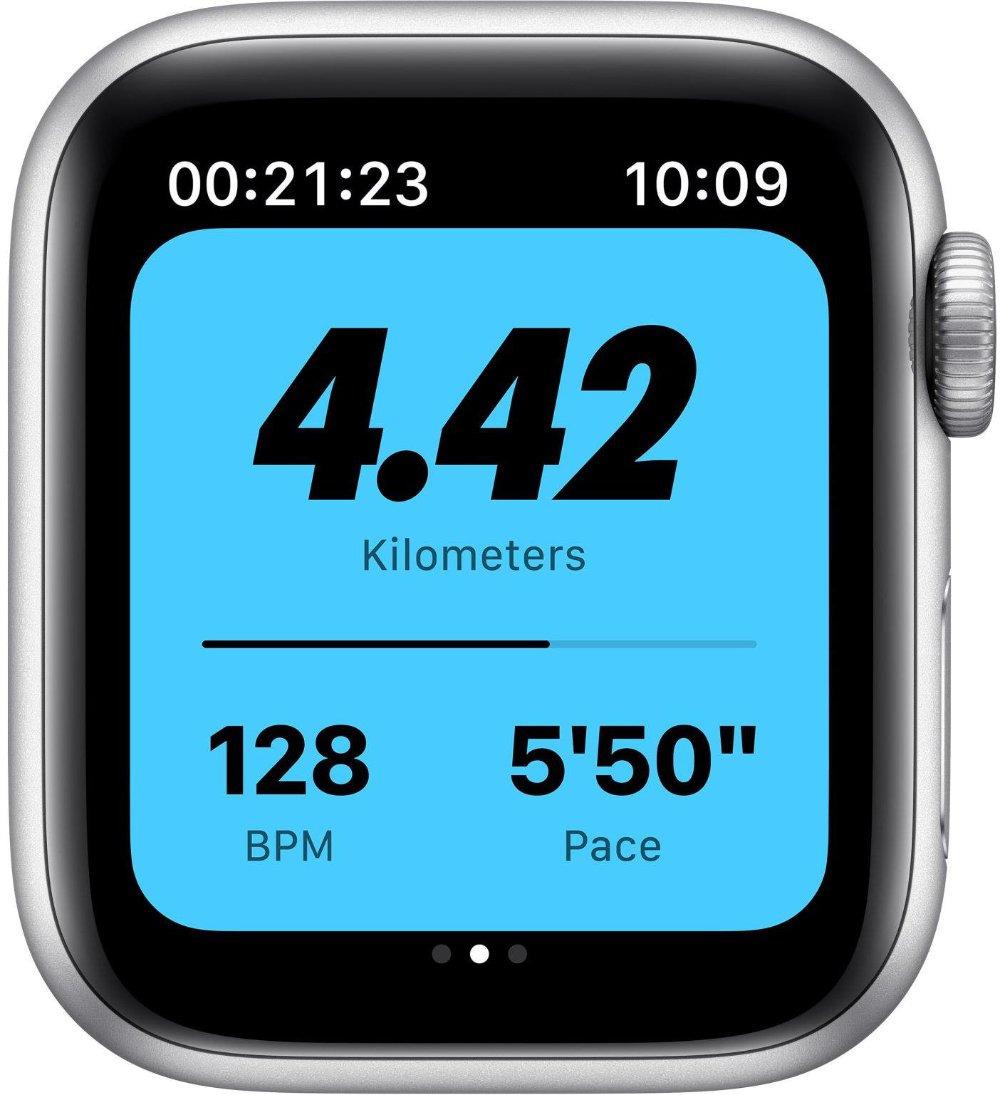 Смарт-часы Apple Watch Series 6 40mm M00T3 Nike Sport Band Silver-Black купить,NaN