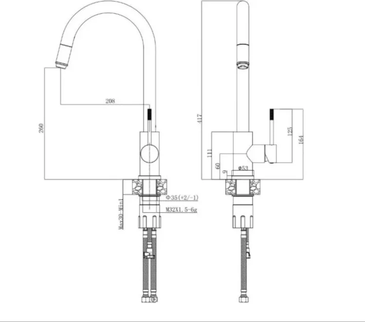 Смеситель Voda Vessel VSL519G золотистый купить,76245