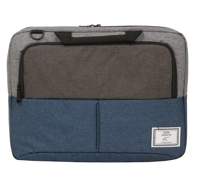 Сумка для ноутбука Qazaq tourister QT-004 16 серо-голубая