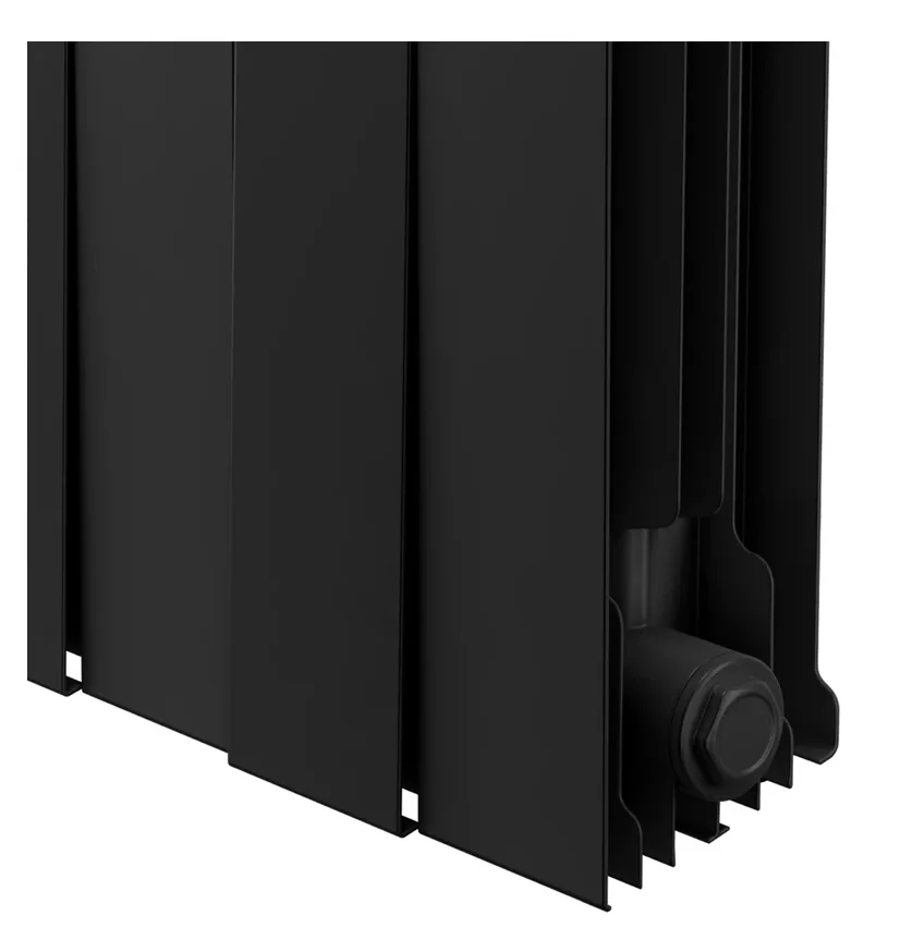 Радиатор биметаллический Royal Thermo PianoForte Noir Sable 500/100 4 секции черный купить,49200