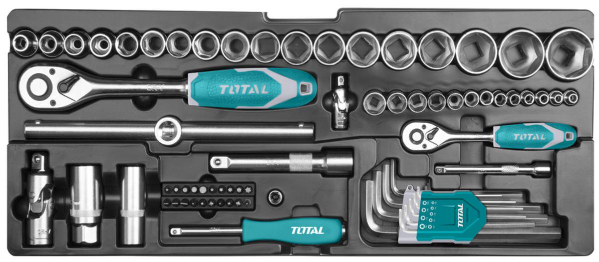 Набор автомобильных инструментов Тотаl Industrial THPTCS70971 97 предметов  купить,NaN