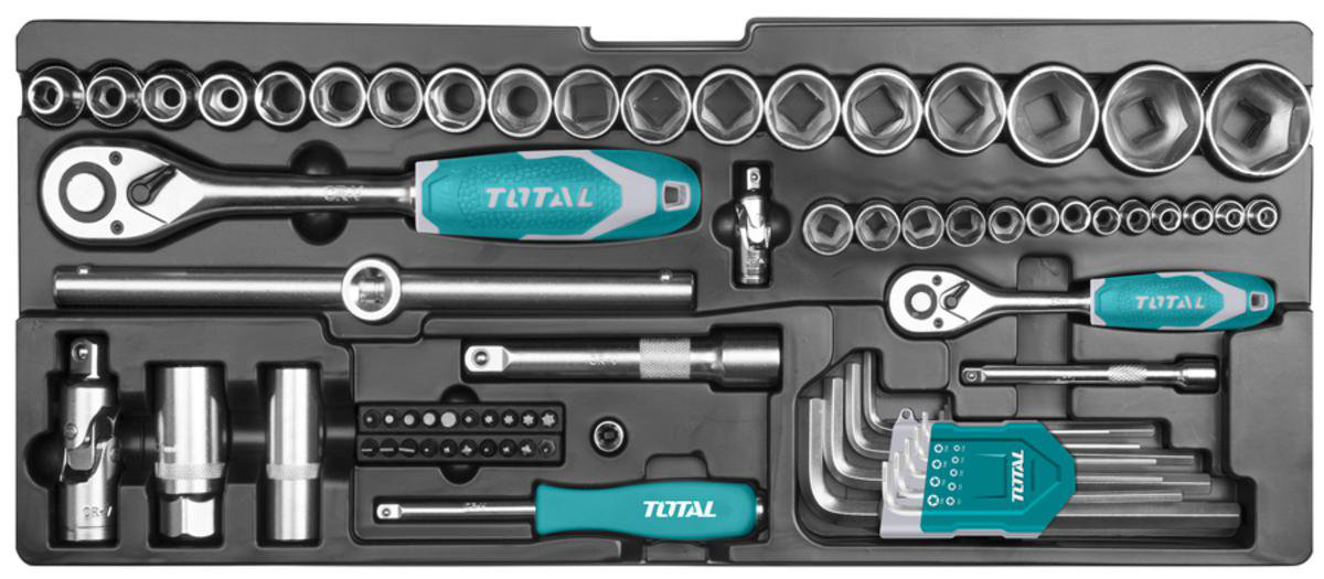 Набор автомобильных инструментов Тотаl Industrial THPTCS70971 97 предметов  купить,NaN