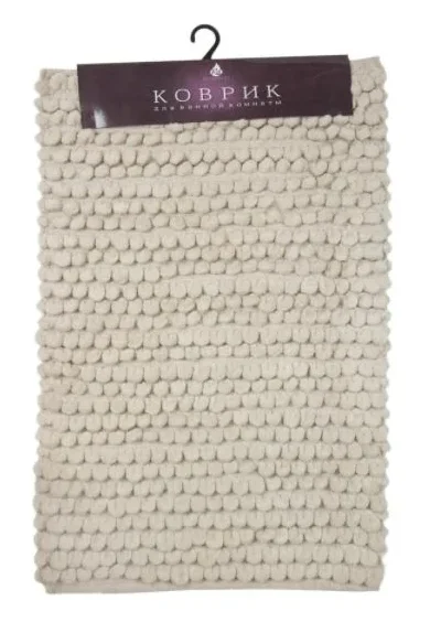 Коврик Raindrops Bubbles S-0004-80b 50х80см бежевый купить,20800