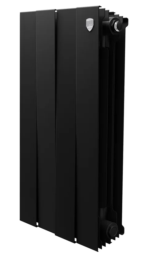 Радиатор биметаллический Royal Thermo PianoForte Noir Sable 500/100 4 секции черный