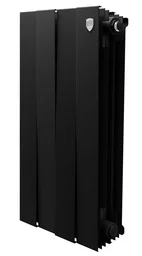 Радиатор биметаллический Royal Thermo PianoForte Noir Sable 500/100 4 секции черный