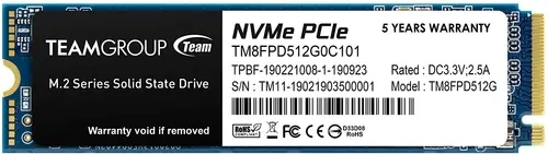 SSD накопитель Team Group MP33 PRO TM8FPD512G0C101 512Gb