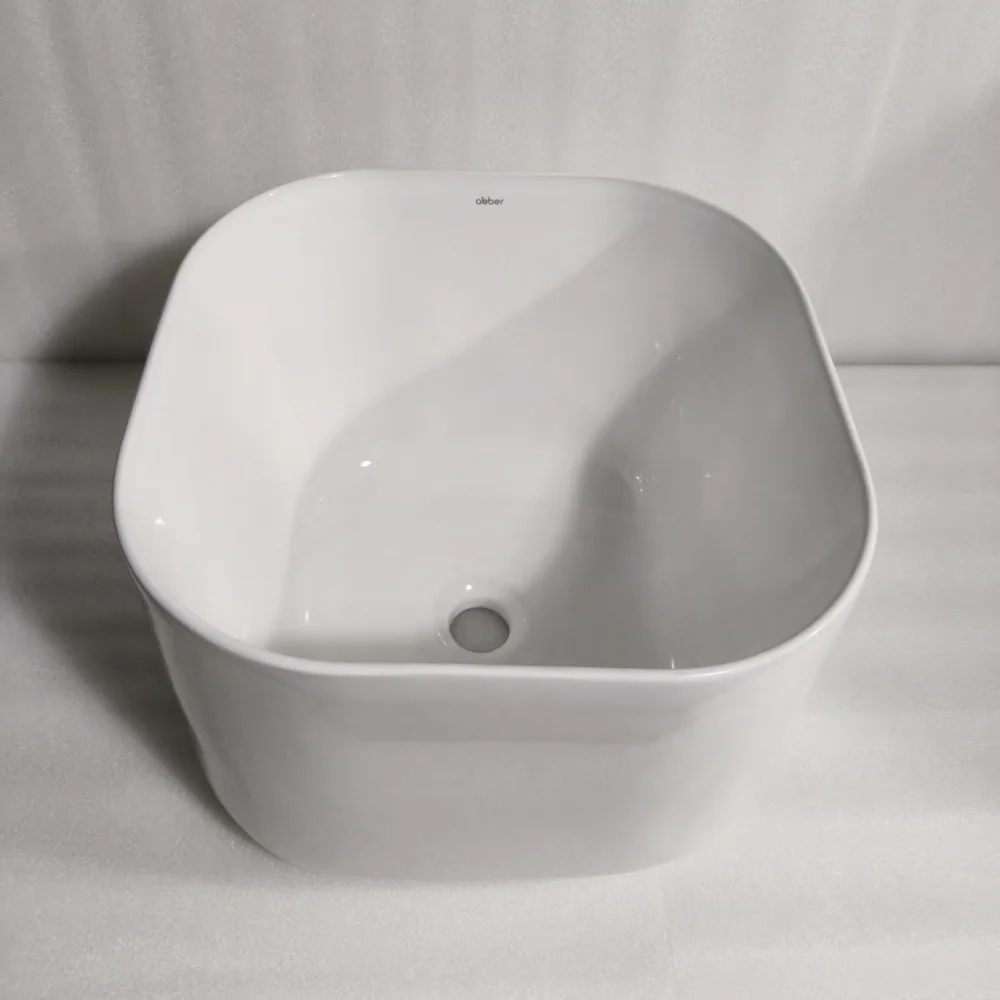 Раковина Abber Rechteck AC2222 40.5x40.5x28.5см белая