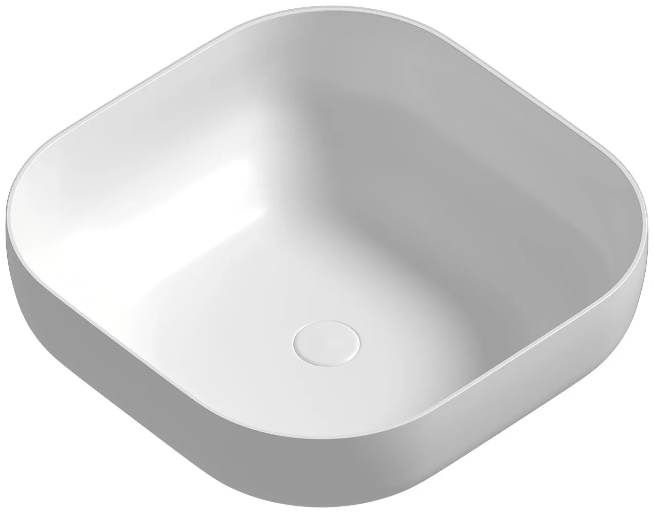 Раковина Abber Bequem AC2123 42x42x14см белая
